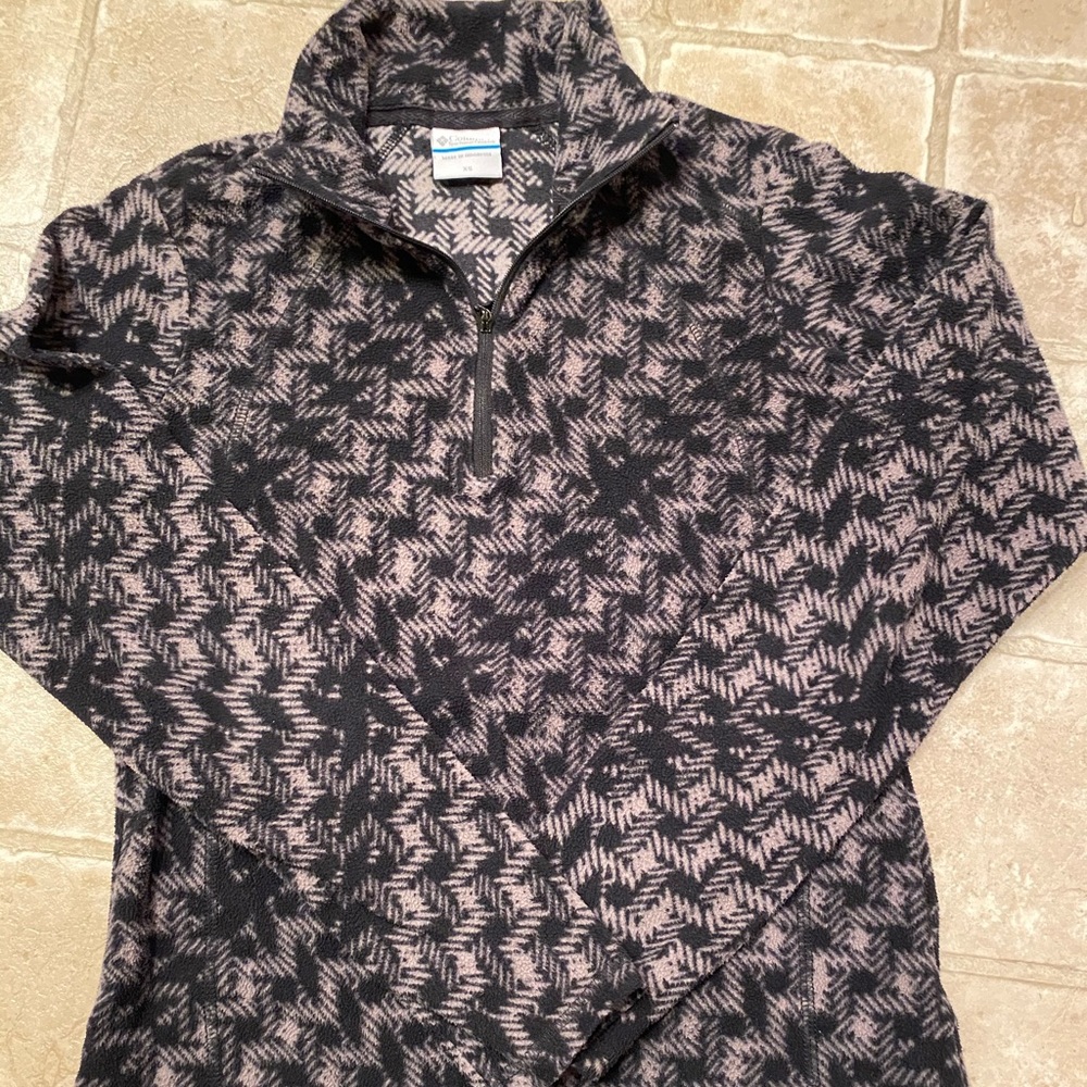 Columbia | 1/4 zip | Geometric pattern